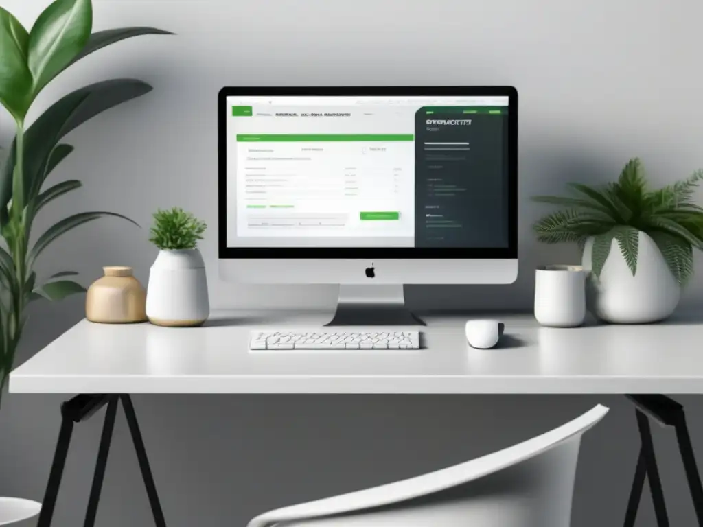 Espacio de trabajo minimalista para freelancers Espacio de trabajo minimalista para freelancers: preparar y enviar declaración de impuestos con elegancia