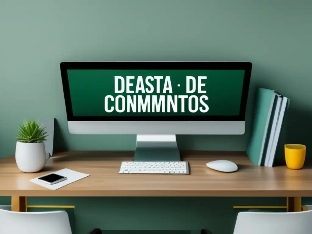 Espacio de trabajo minimalista Oficina minimalista para alcanzar libertad financiera en freelancers