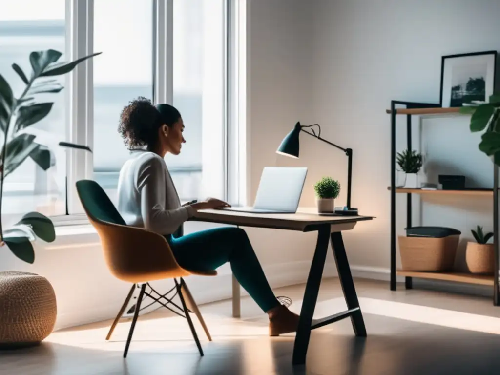 Espacio de trabajo minimalista para freelancers Espacio de trabajo minimalista para freelancers: deducciones fiscales y eficiencia