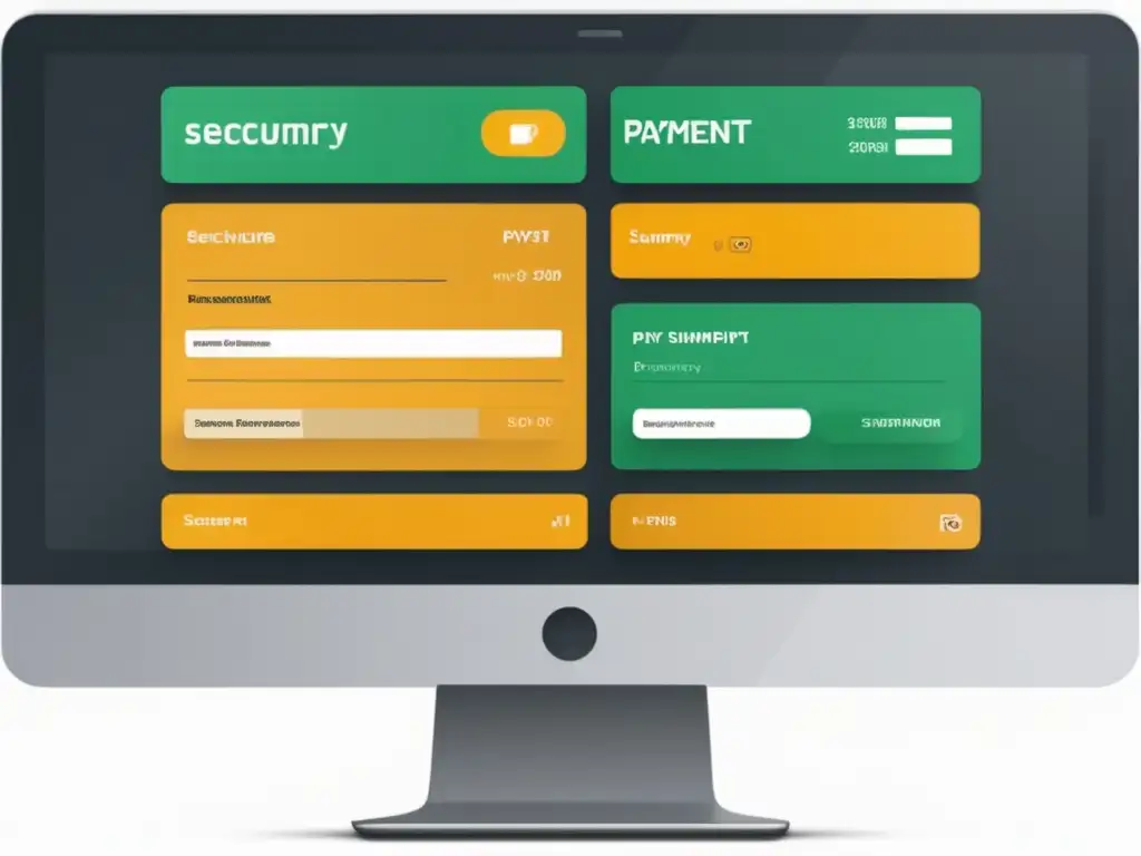 Pantalla de pago seguro para freelancers Interfaz de pago segura con resumen de pagos pendientes y fechas de vencimiento