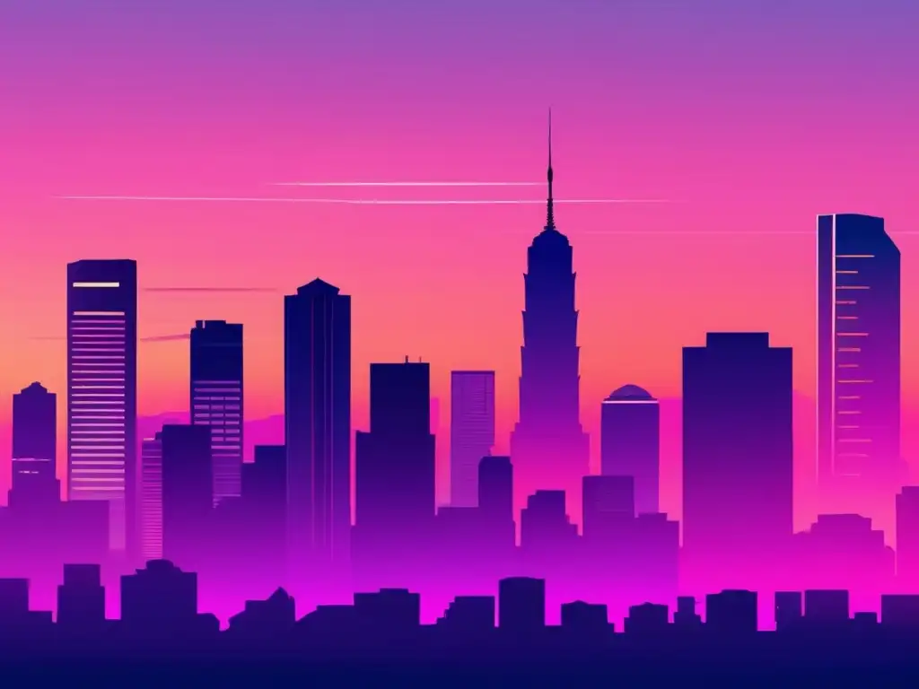 Paisaje urbano asiático al atardecer Vista panorámica de ciudad asiática al atardecer, resaltando la planificación financiera para freelancers en Asia