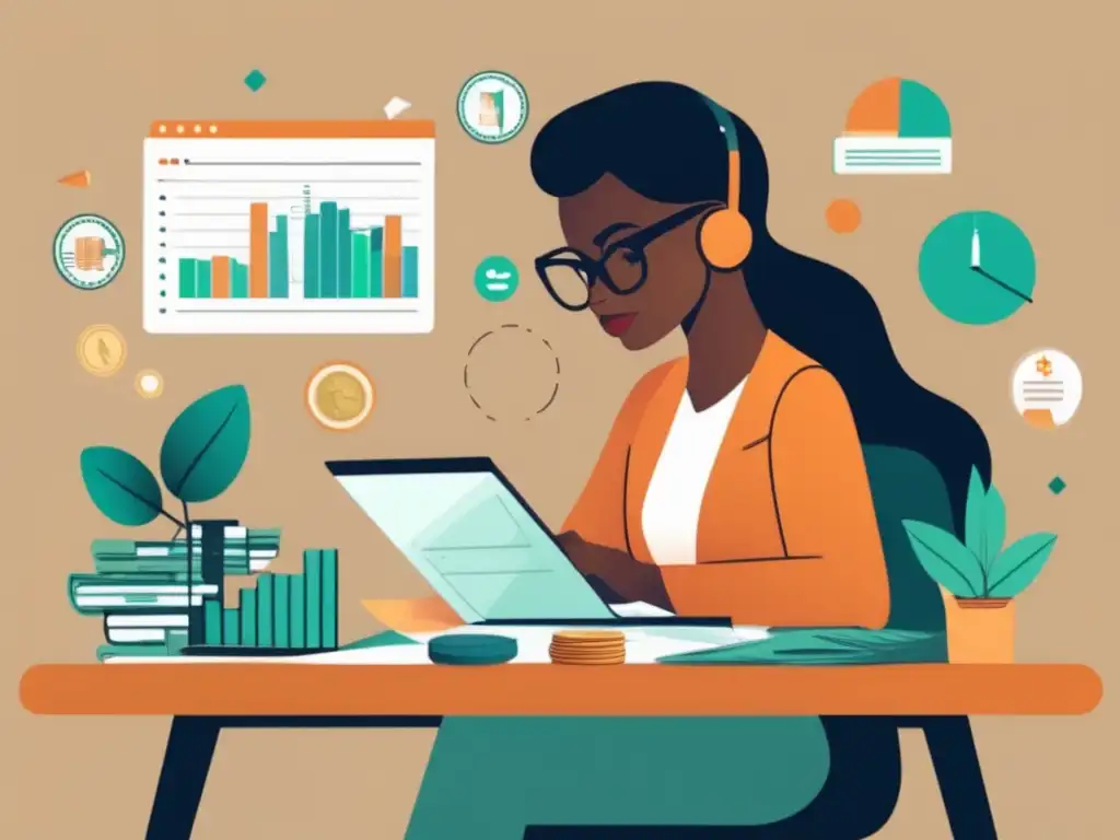 Planificación financiera para freelancers Freelancer enfocado en planificación financiera para freelancers