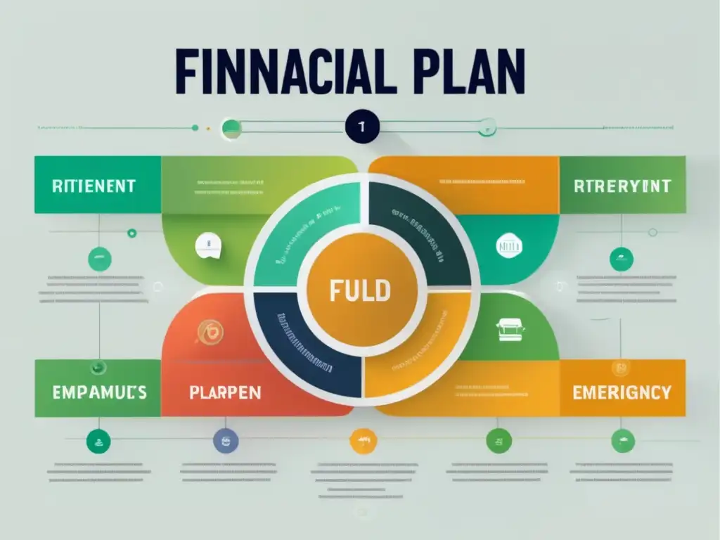 Plan financiero organizado y claro Plan financiero minimalista para una jubilación segura como freelancer