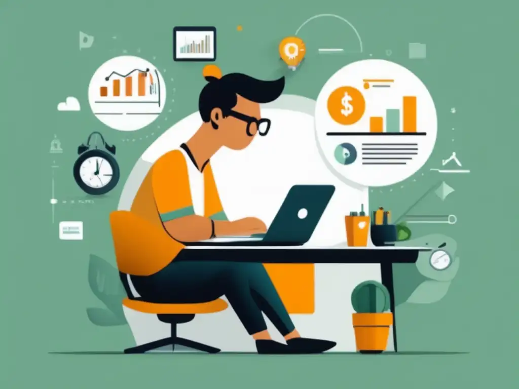 Freelancer analizando opciones de inversión para su jubilación Retiro freelancer: opciones de inversión y planificación