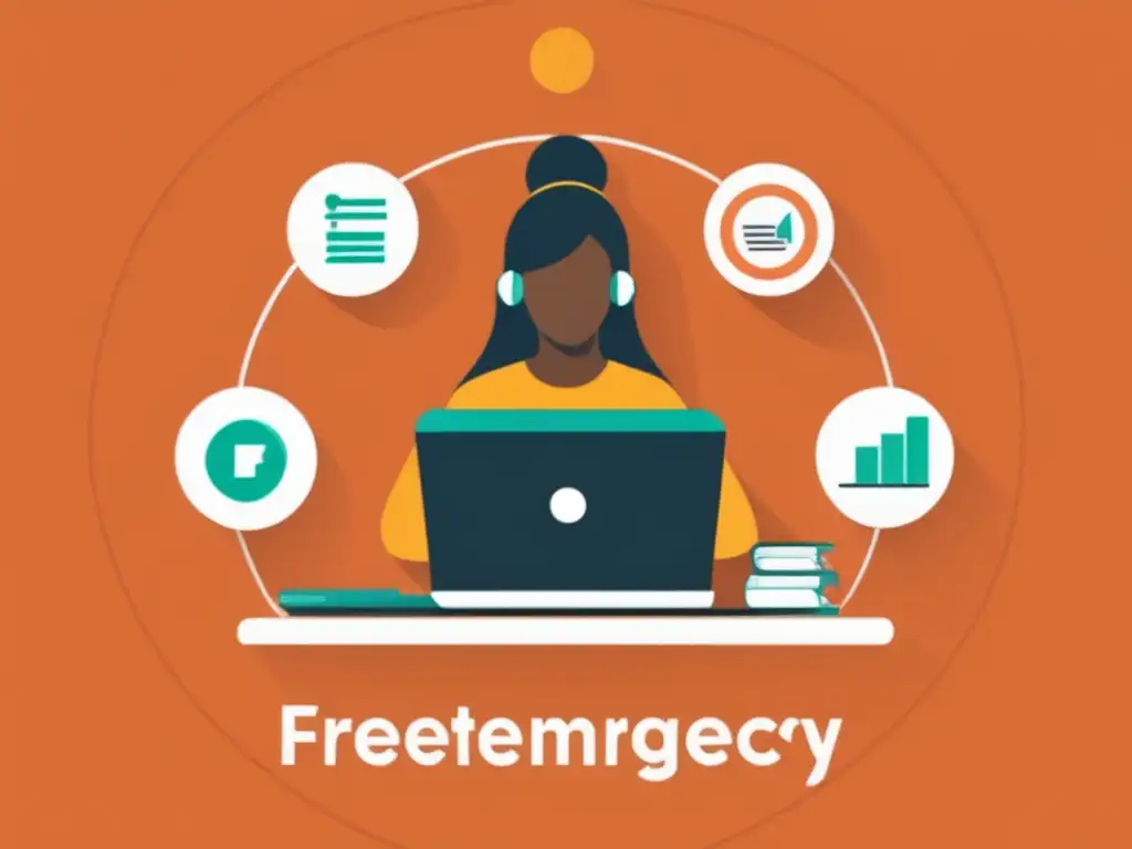 Freelancer enfocado en metas financieras Metas financieras para freelancers a corto, medio y largo plazo