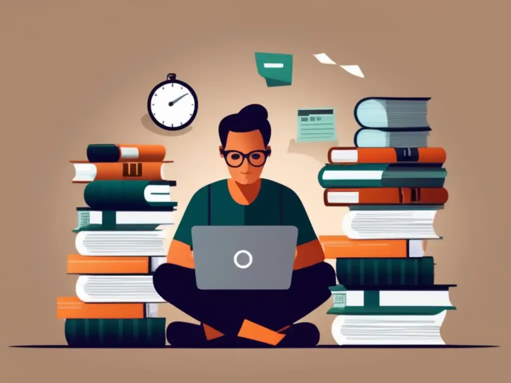 Planificación financiera y retiro para freelancers Planificación de jubilación para freelancers, persona analizando documentos y planificando