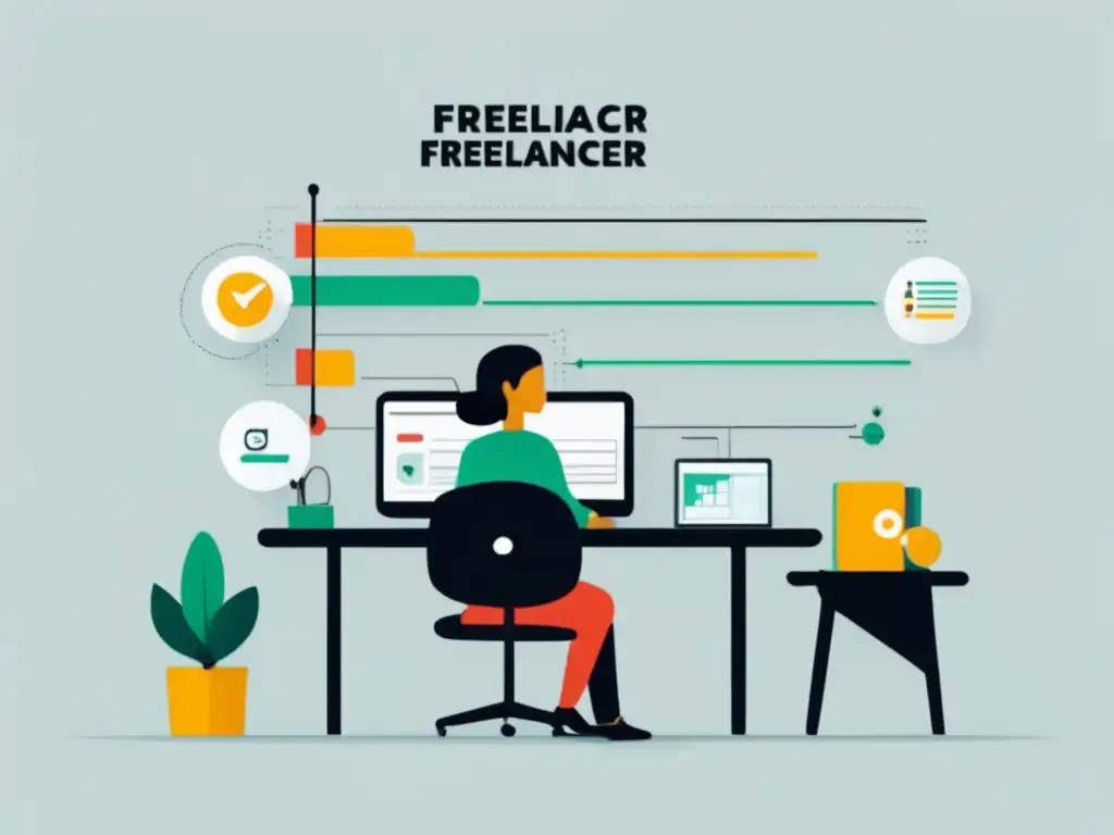 Plan financiero para freelancers Freelancer con metas a corto, medio y largo plazo - Planificación financiera para freelancers