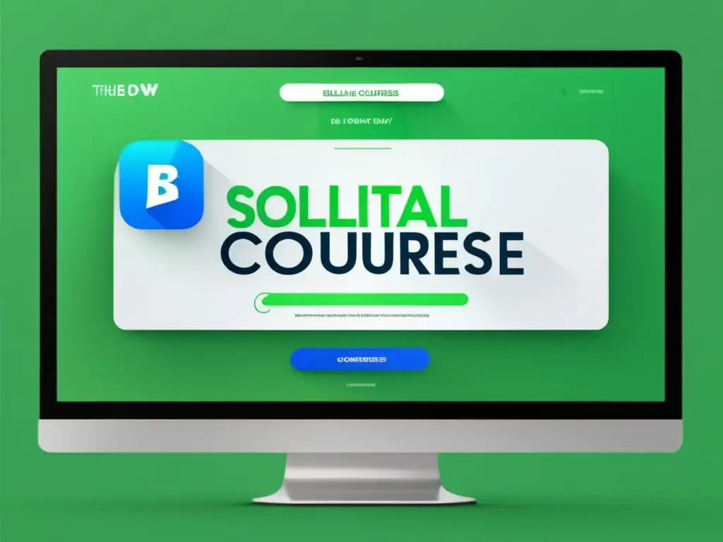 Plataforma moderna de cursos online Diseño minimalista con plataforma para vender cursos y tutoriales en línea - Estrategias para vender cursos y tutoriales en línea
