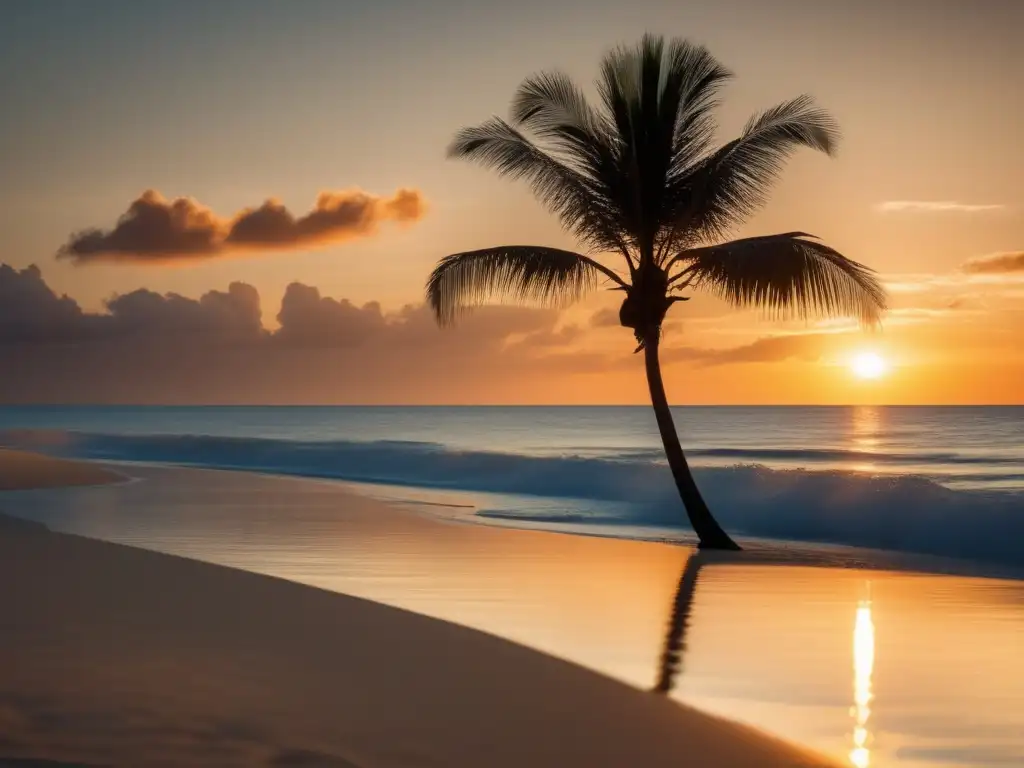 Playa serena al atardecer Estrategias financieras para jubilación de freelancers en una serena playa al atardecer