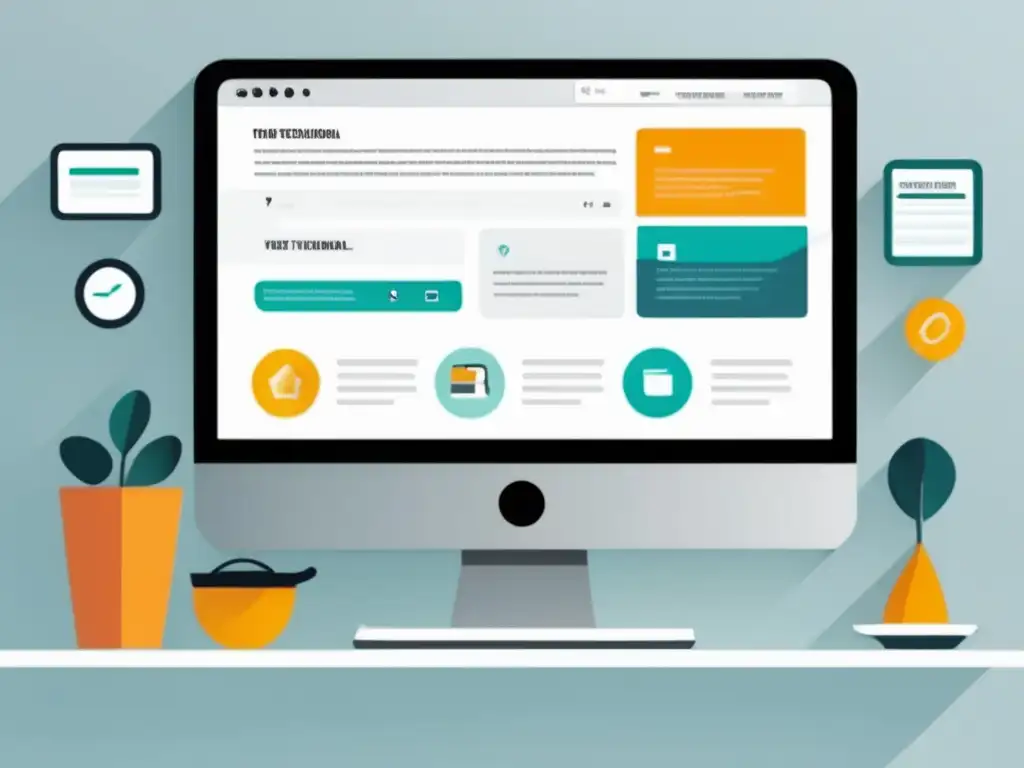 Interfaz web minimalista con diseño moderno Diseño moderno de interfaz web con tutorial de videos - Genera ingresos vendiendo tutoriales en línea como freelancer