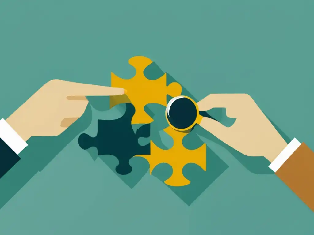 Solución financiera: búsqueda y negociación Gestión financiera para freelancers: manos buscando soluciones