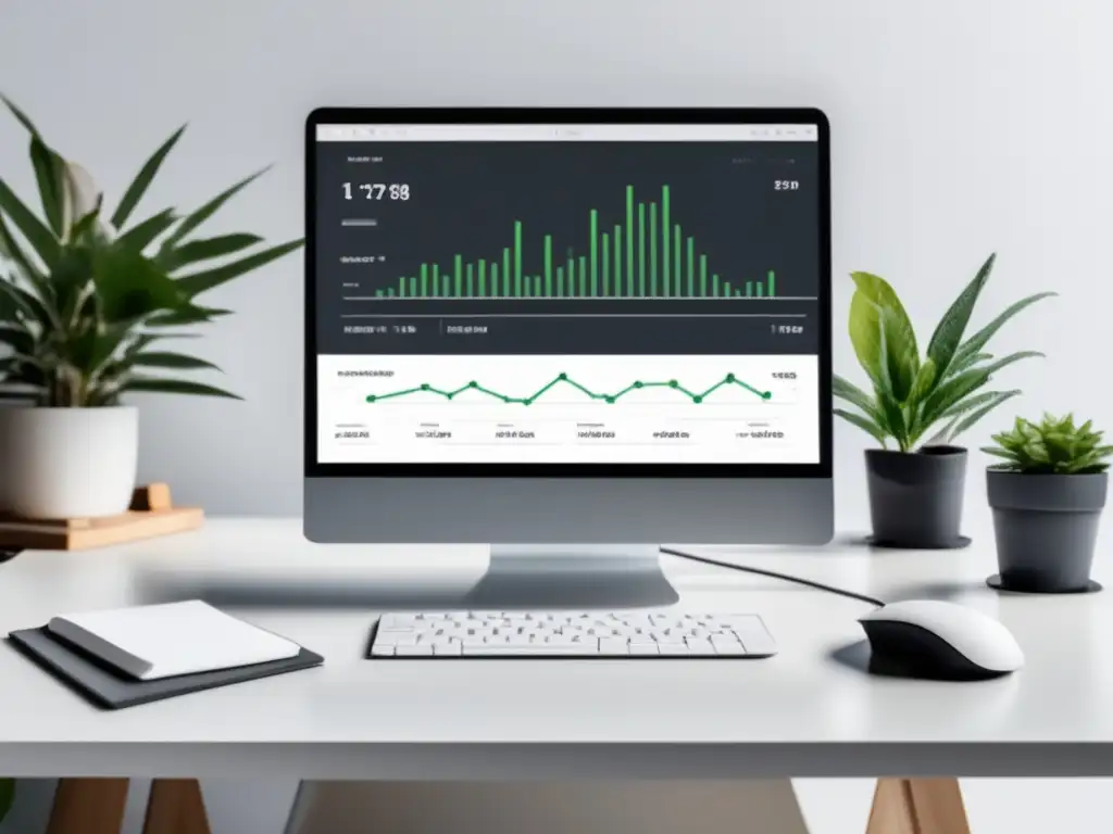 Espacio de trabajo minimalista para freelancer Espacio de trabajo minimalista con diseño moderno, ingresos pasivos para freelancers